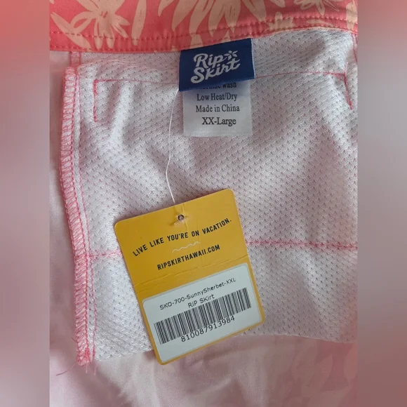 NWT Ripskirt Hawaii Sunny Sherbert Floral Rip Skirt - Picture 6 of 7